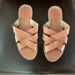 Madewell criss-cross leather sandals